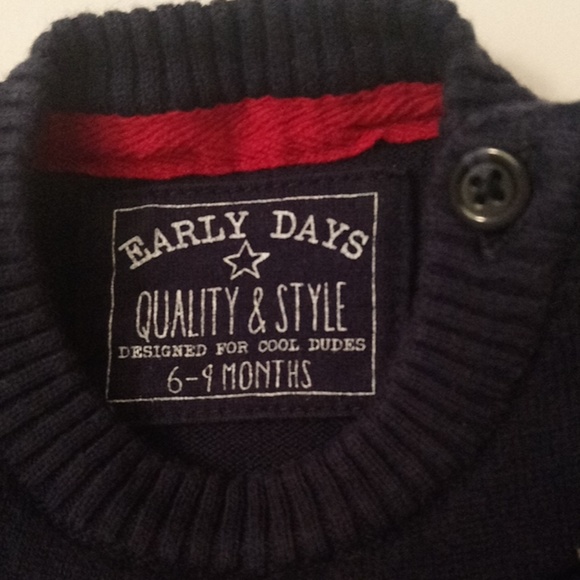 🚫SOLD‼️BABY PENGUIN SWEATER-Size 6-9 months - Picture 3 of 4